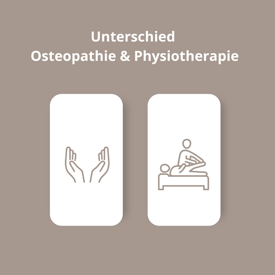 Unterschied Osteopathie Physiotherapie