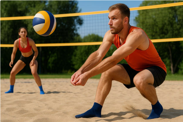 Warum sollte man Beachvolleyball in Socken spielen? Warum sollte man Beachvolleyball in Socken spielen?