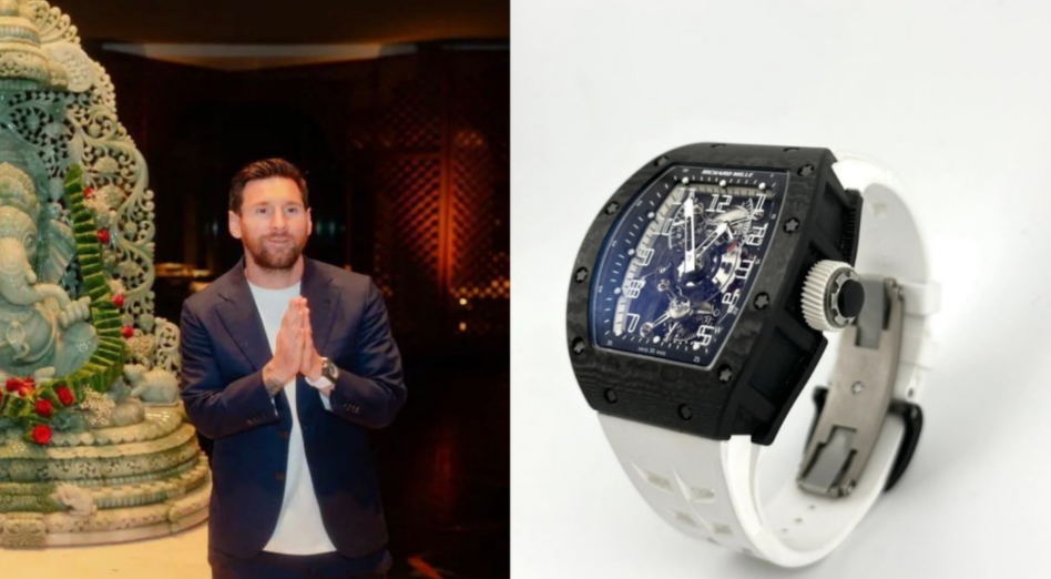 Messi in Indien mit einer Richard-Mille-Uhr im Wert von 1,1 Millionen Dollar gesichtet: Was über das seltene Modell bekannt ist Messi in Indien mit einer Richard-Mille-Uhr für 1,1 Millionen Dollar – was bekannt ist