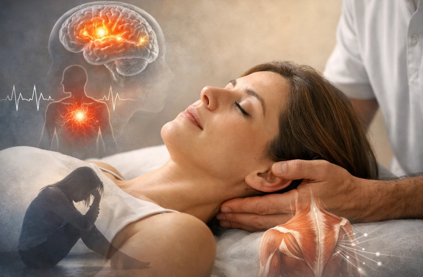 Osteopathie und Emotionen: Wie der Körper Stress „speichert“ – und was sanfte Arbeit an den Geweben wirklich bringen kann Osteopathie und Emotionen: Wie der Körper Stress „speichert“ – und was sanfte Arbeit an den Geweben wirklich bringen kann
